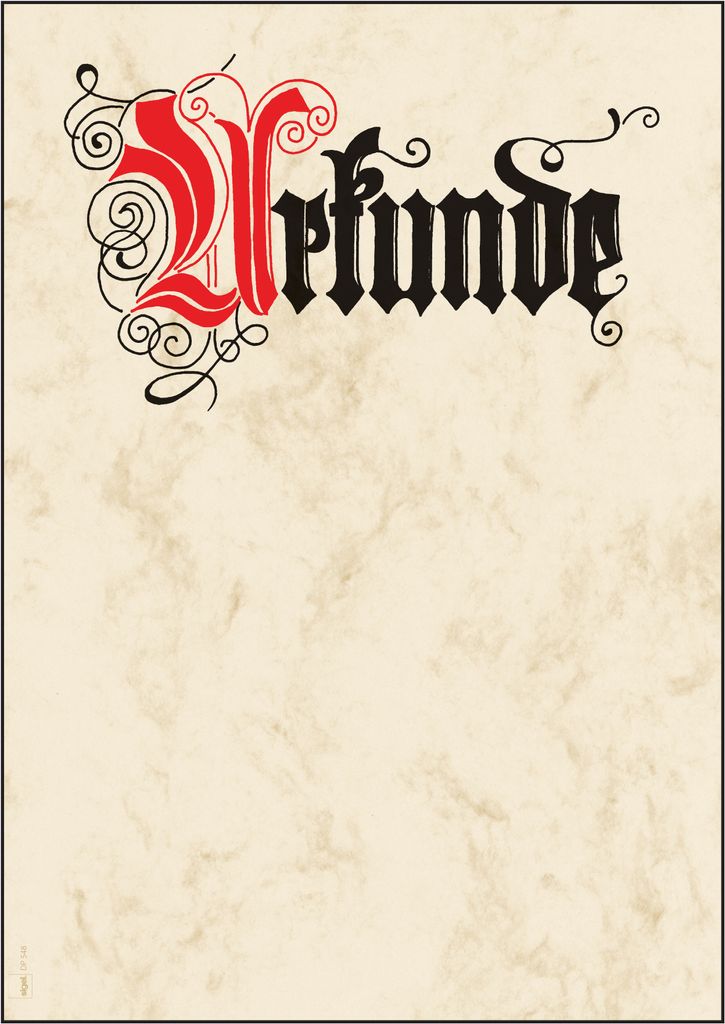 SIGEL DP548 Motiv-Papier, Urkunde Calligraphie, A4, 185 Produktbild 
