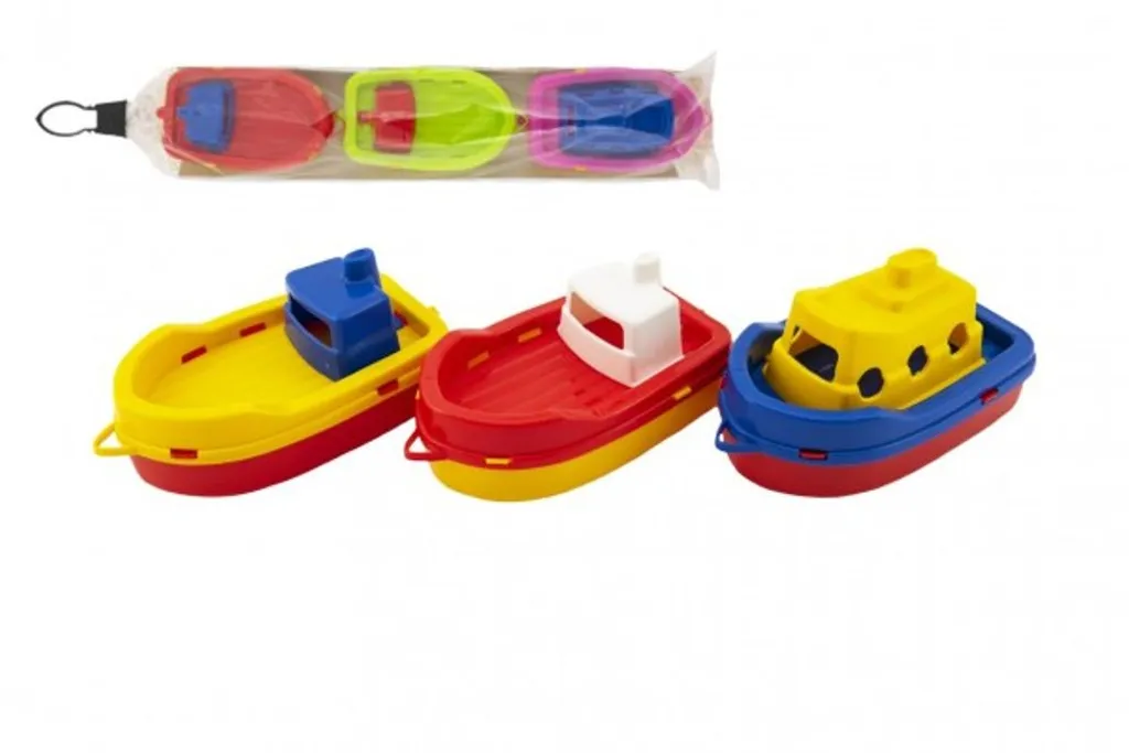 Bateau de bain 14cm sans moisissure lot de 3 - Rangement facile en sac