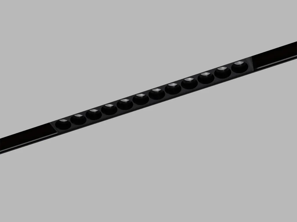 Luminaire Rail Dimmable DALI 12W MAGLASER II 24 Noir UGR Confort Visuel