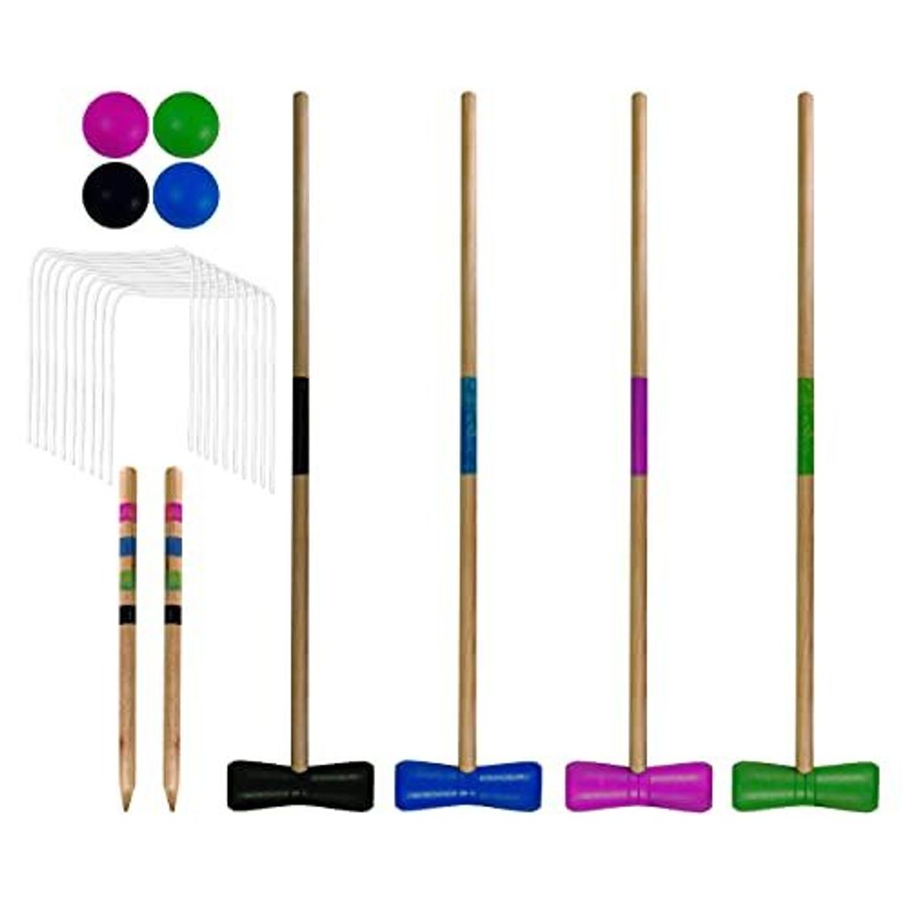 Best Sporting Crocket Set aus Holz für Kinder oder Erwachsene