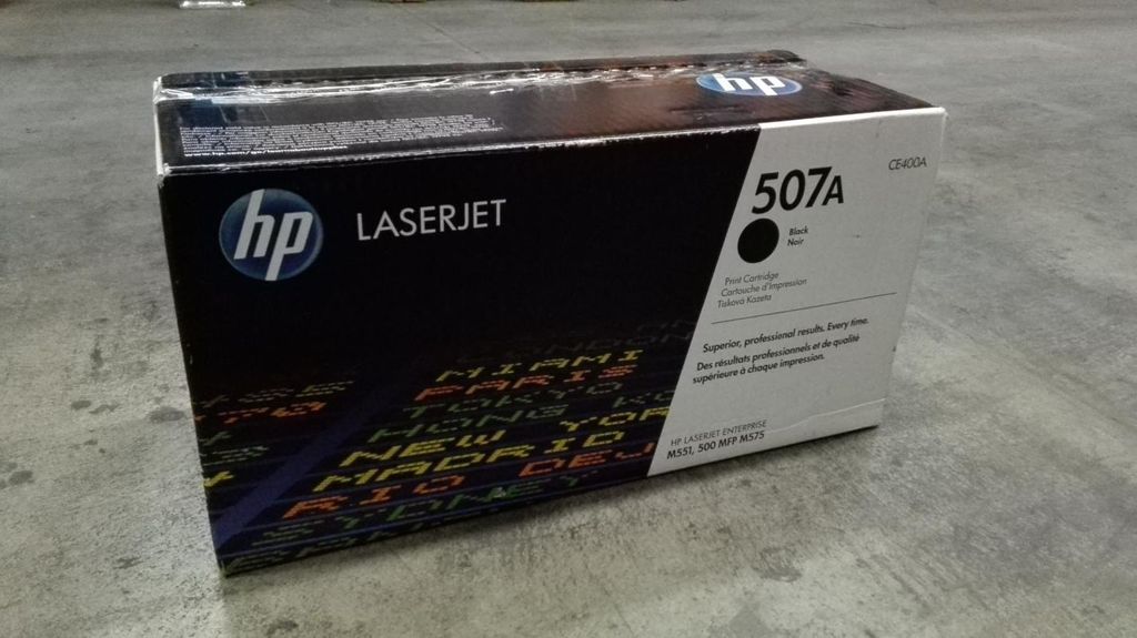 HP 507A Schwarz Original LaserJet Tonerkartusche, 5500 Produktbild 