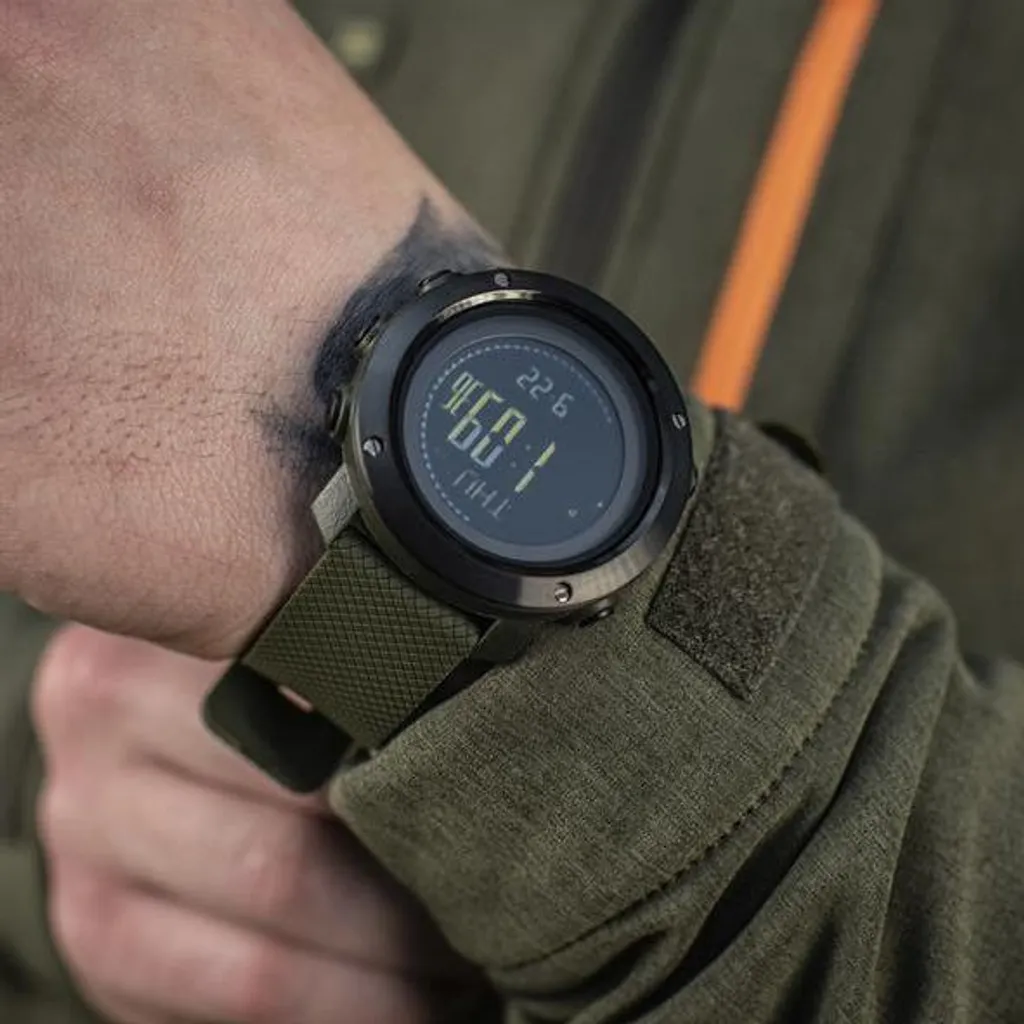 Montre Tactique M-Tac Multifonctions Militaire - Modèle Olive Robuste - 5