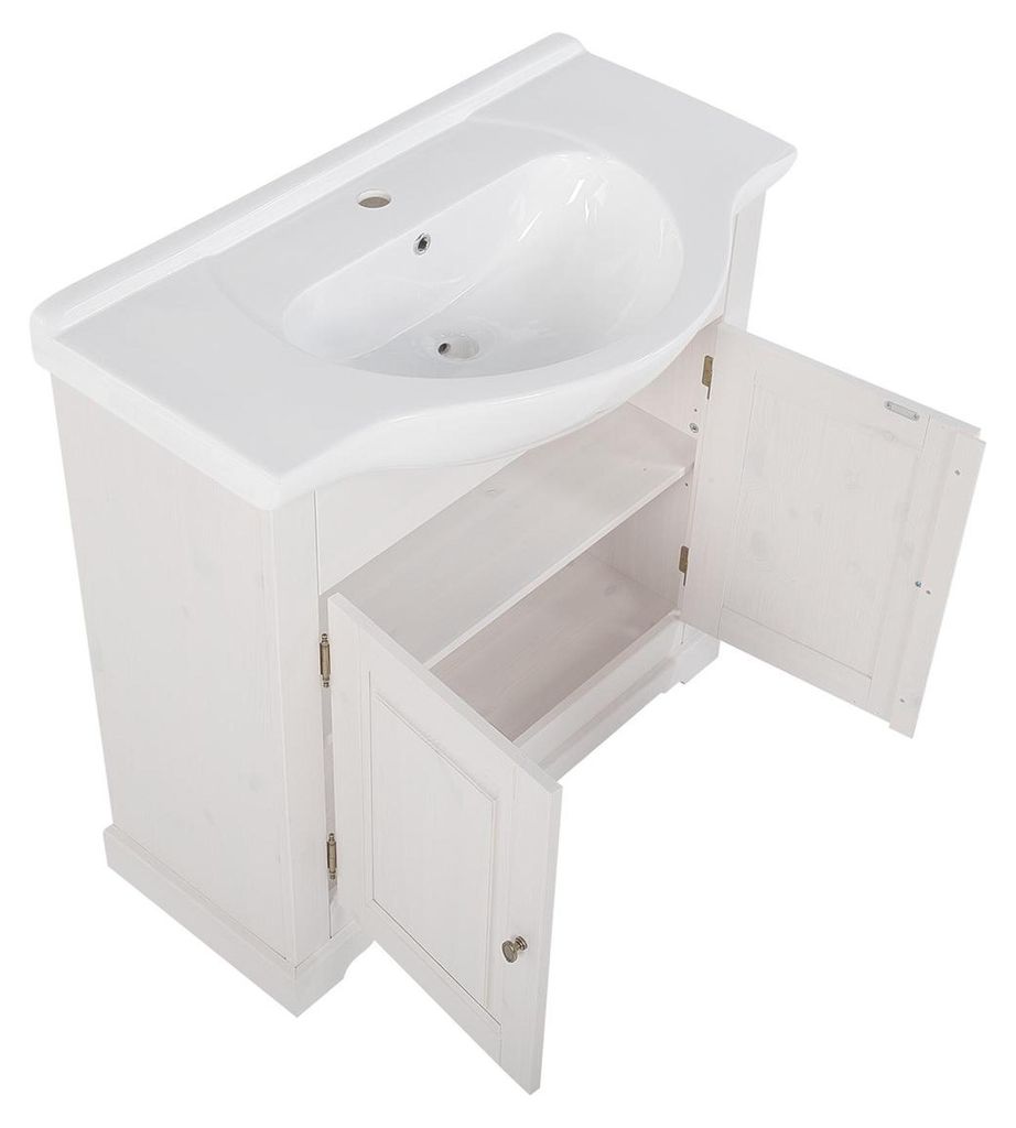 Badezimmer Waschbecken Badmöbel Set Badmöbelset 5tlg. Zimmer Design Badmöbelsets