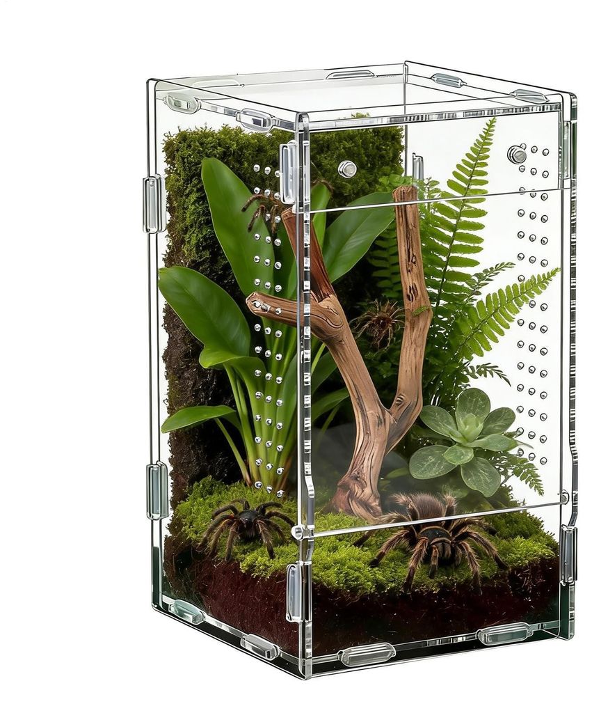 Omgoods- Terrarium uitbraakveilig - Acryl Vogelspinnen-Kooi Productafbeelding 