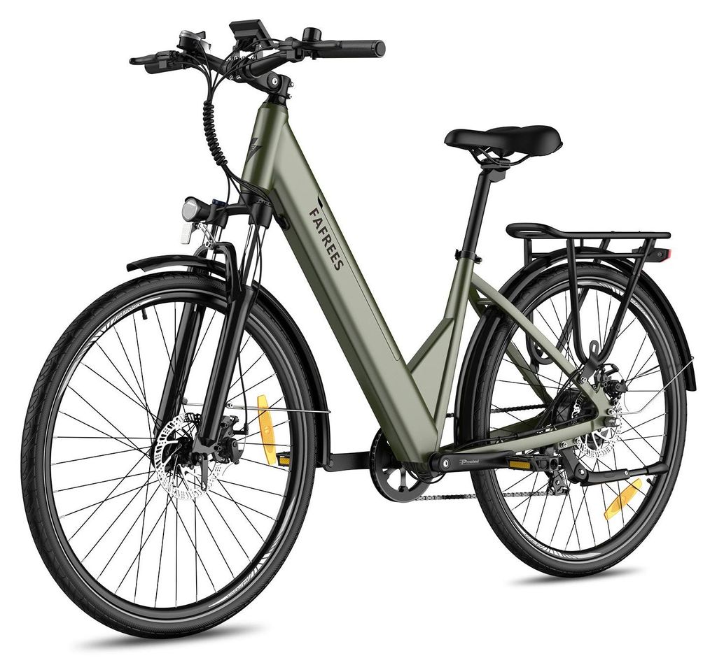 FAFREES F28 PRO E-Bike Klapprad - Motor 250W Akku 36V15Ah 55KM - Grün Matt