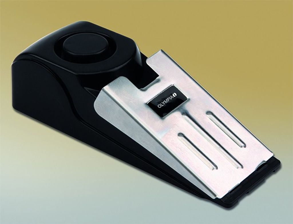 OLYMPIA T 300 Elektronischer Türstopper mit Alarm & Erschütterungssensor 120dB