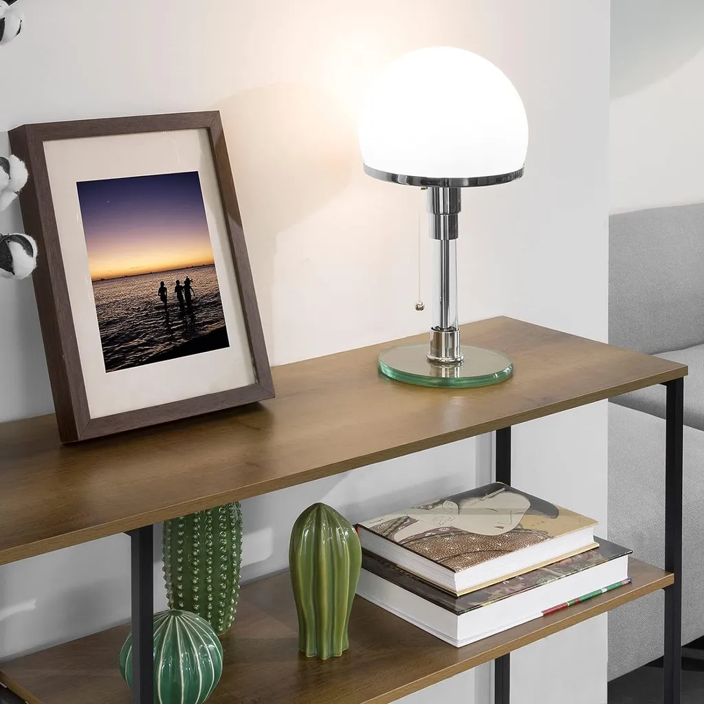 SoBuy Table Console d'Entrée Industrielle avec 3 Compartiments L120cm