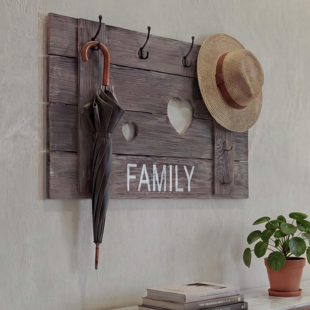 Wandgarderobe MCW-C89 Family, Garderobenpaneel Garderobe, Produktbild 