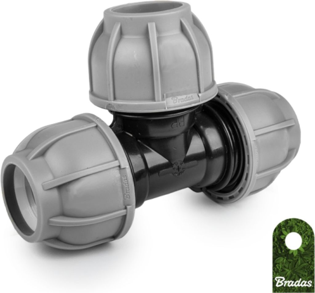 Bradas DSRA10T20, spoj potrubia, zavlažovací systém, 20 mm, Obrázok produktu 
