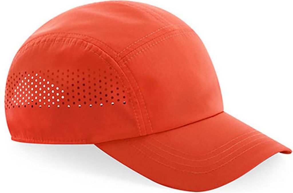 Beechfield B188 | Technical Running Cap Polyester - Farbe: Chilli Red - Größe: One Size
