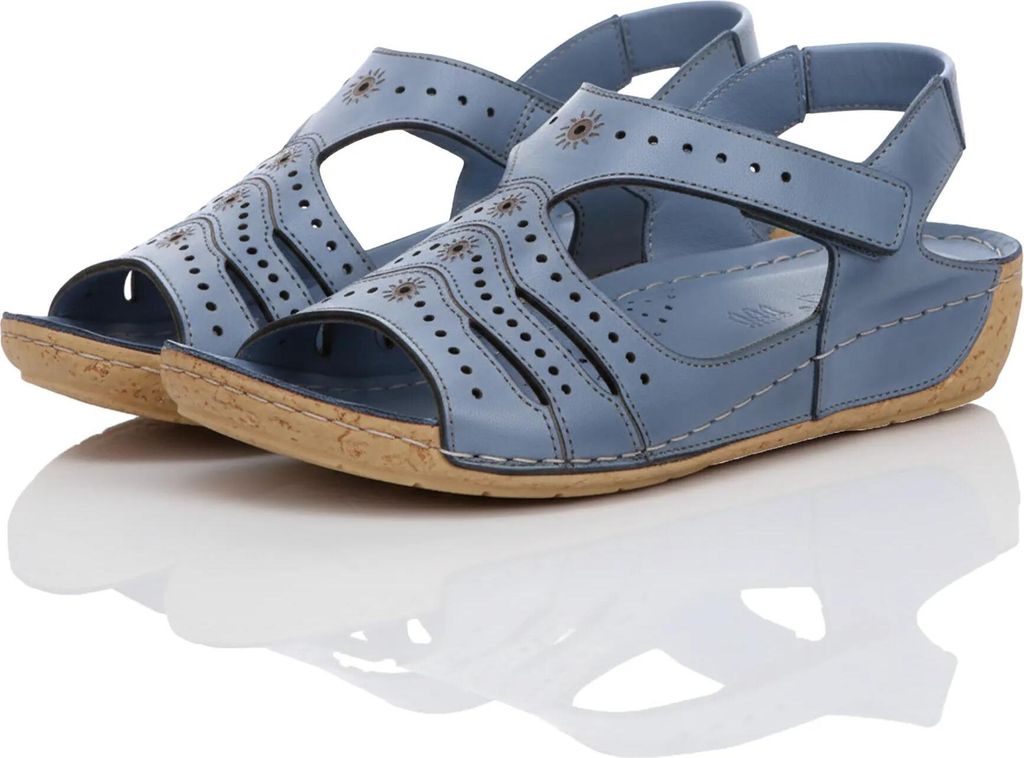 Gemini Damen Sandale blau Größe 41