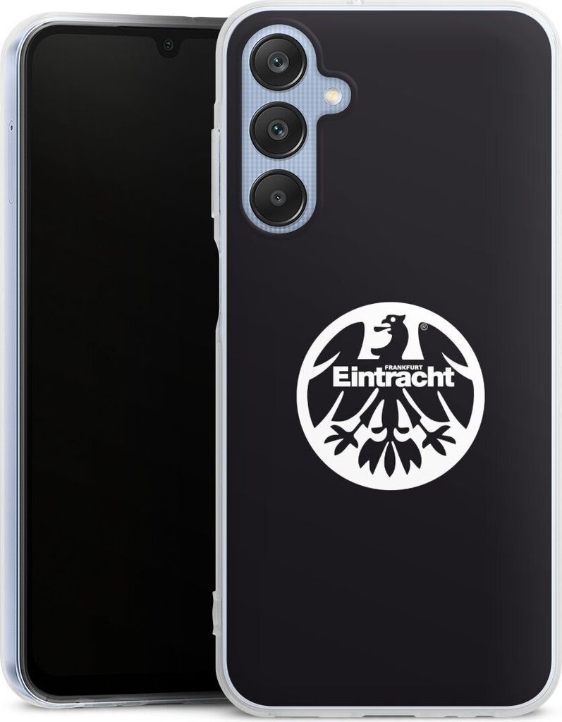 DeinDesign Handyhülle für Samsung Galaxy A25 5G Silikon Hülle Case Smartphone Schutzhülle Adler Eintracht Frankfurt Logo