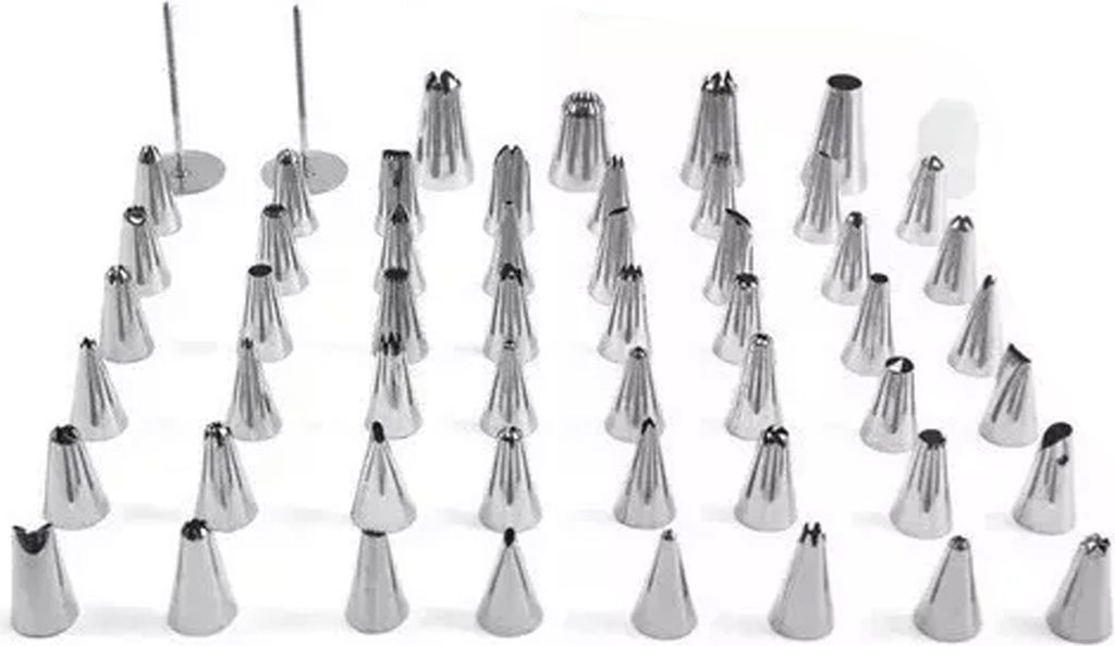 Piping Tips Stainless Steel Toxic Free Rust Proof Cake Decorating Nozzles for Home Baking