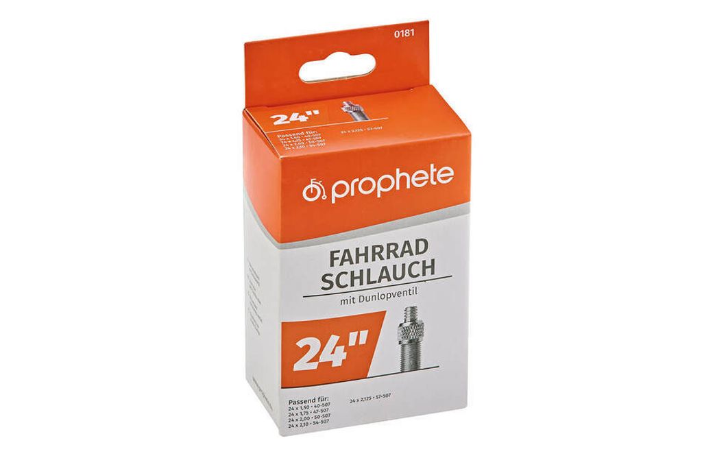 Dętka rowerowa 24x1,75-24x2,125 24 x 2,125, wentyl Dunlop Zdjęcie produktu 