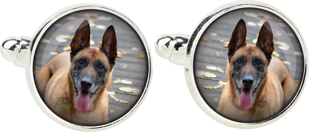 Idea Regalo Malinois: Gemelli Art-Dog e Accessori Camicia Eleganti