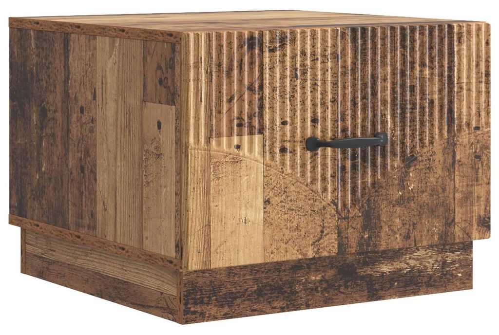 Maison Exclusive - Couchtisch mit Schubladen Altholz 49 x 50 x 37 cm Holzwerkstoff
