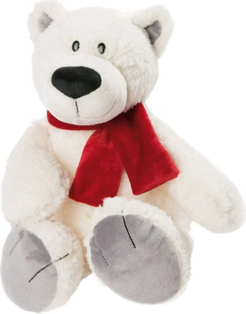 Grande peluche ours polaire 50cm, doudou blanc moelleux pour la chambre