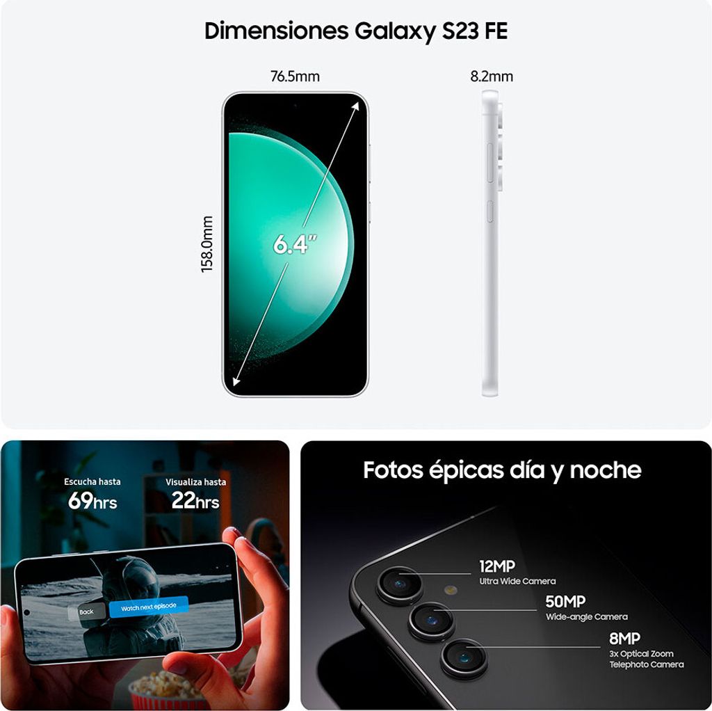 Galaxy S23 FE, Mint, 256 GB Produktbild 54