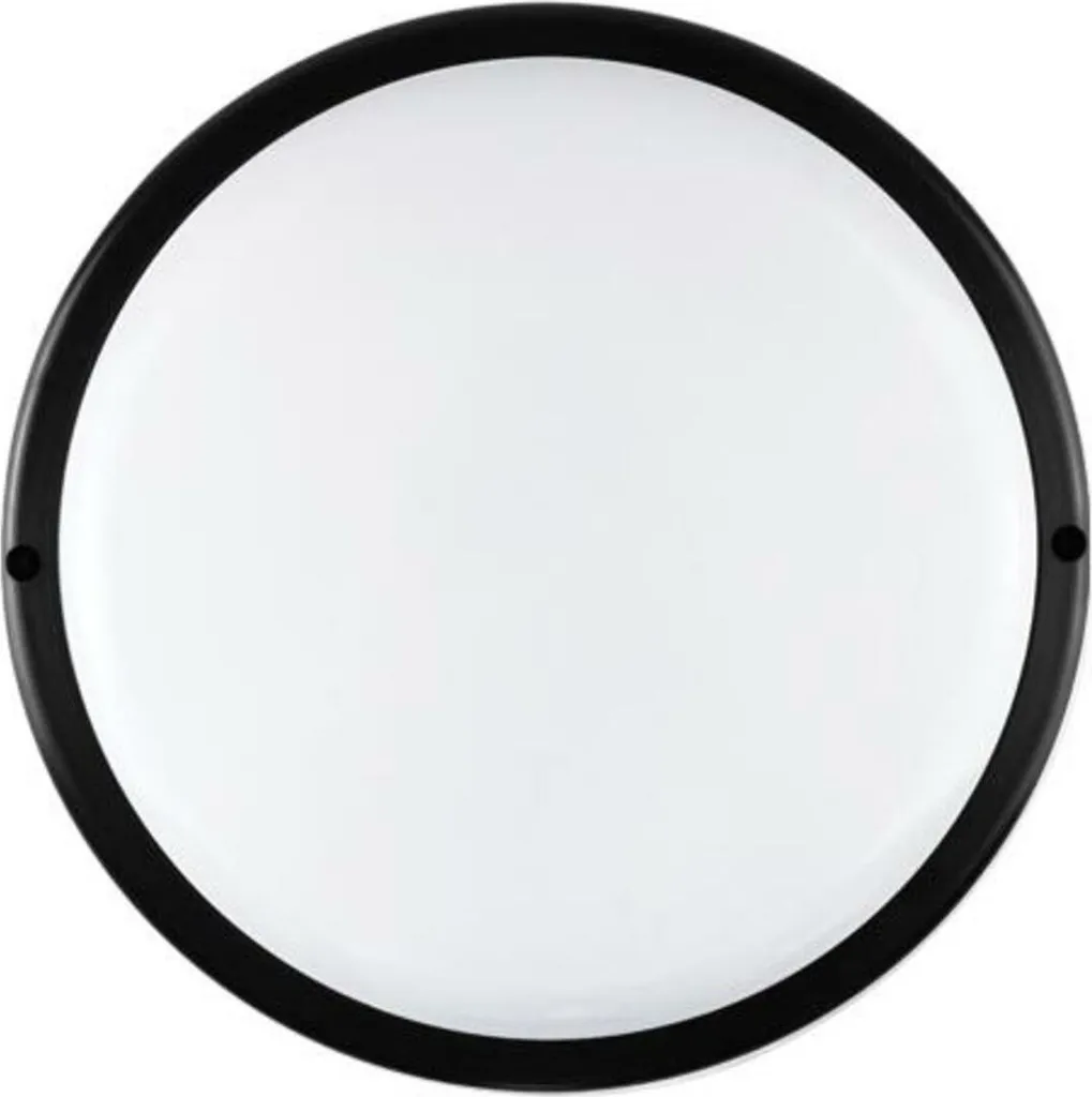 Plafoniera LED 20W IP65 per Sicurezza Esterna | ACA DARIA2060B Nera