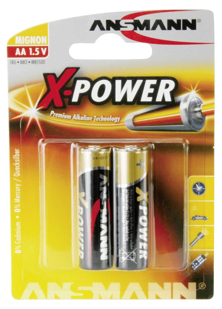 Ansmann X-POWER Mignon AA - Batterie 2 x AA-Typ