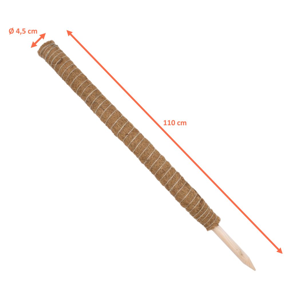 Kokosová podpěra pro šplhání - 2 kusy / 110 cm - Tyč pro Obrázek produktu 2