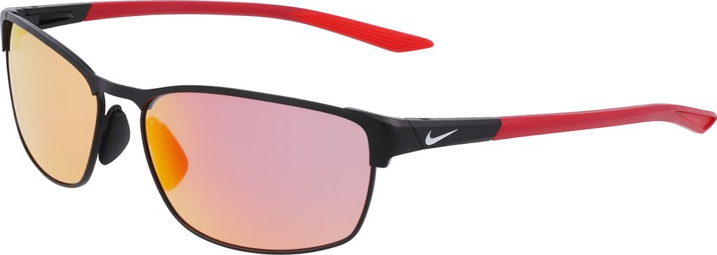 Nike Rechteckige, moderne Herren-Sonnenbrille aus Metall, Größe M, DZ7366