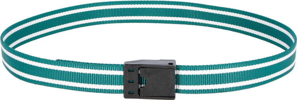 Kerbl Halsmarkierungsband mit Klemmverschluß, grün-weiß, 130cm