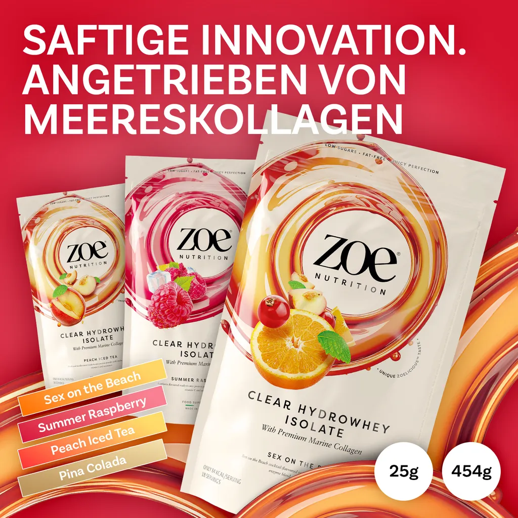 Boisson Post-Entraînement Clear Whey Pêche 454g - Récupération Rapide - 3