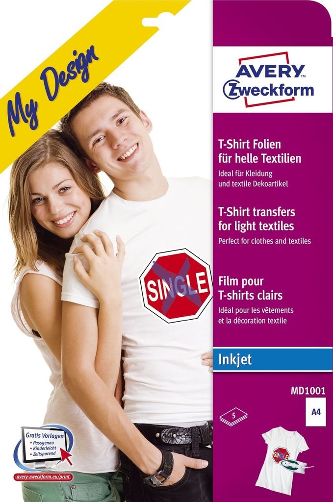 Avery MD1001, InkJet, 5 kusů Obrázek produktu 