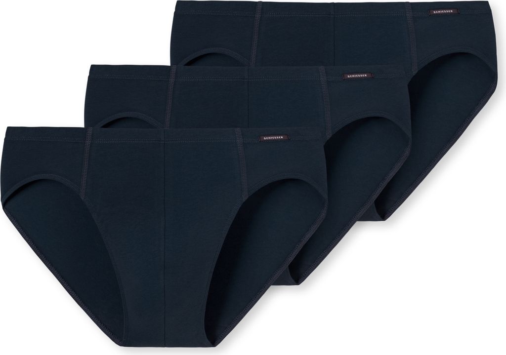 Schiesser Herren 3 Pack Slips mit weichem Bund - Essentials Produktbild 