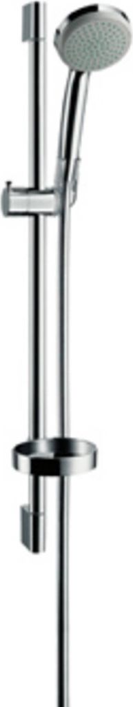 Hansgrohe Brausenset Croma 100 1jet / Unica C 650mm Chrom mit Cassetta Seifenschale