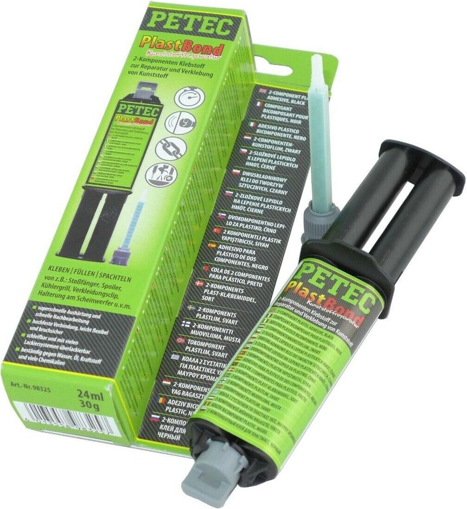 Petec PlastBond 2-Komponenten Hochleistungskleber für Produktbild 