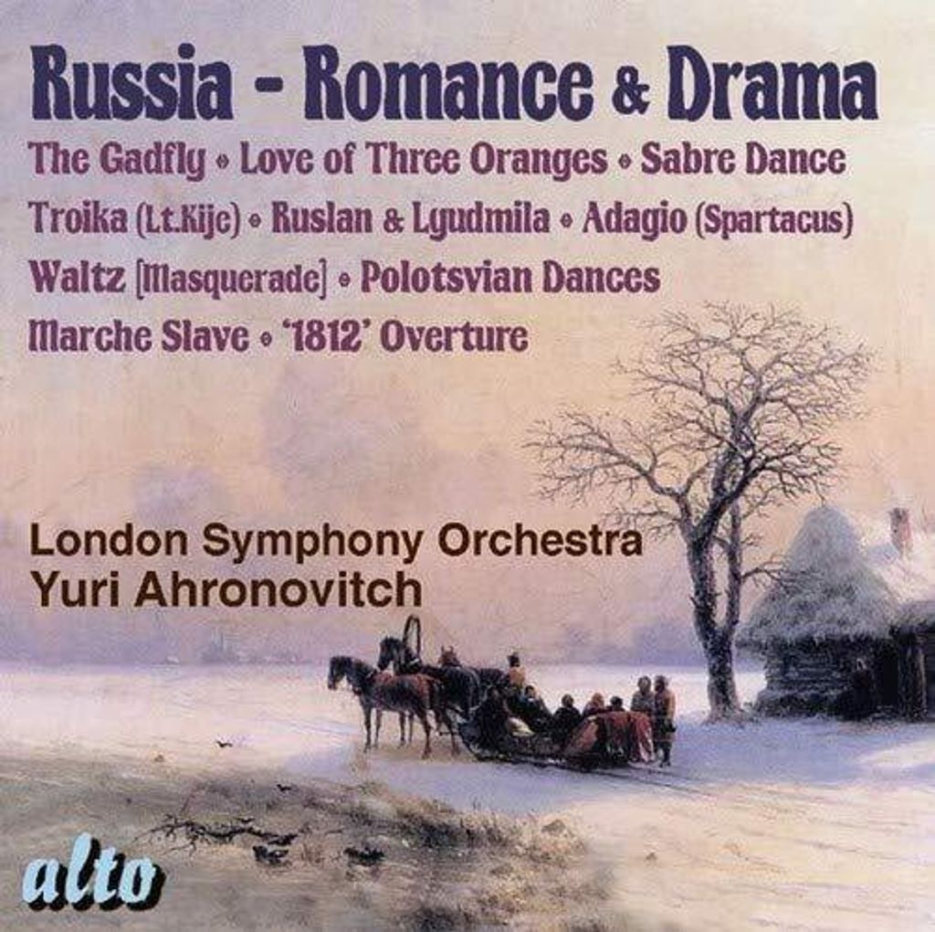 Yuri Ahronovitch / London Symphony Orchestra - Russland: Romantik & Drama CD