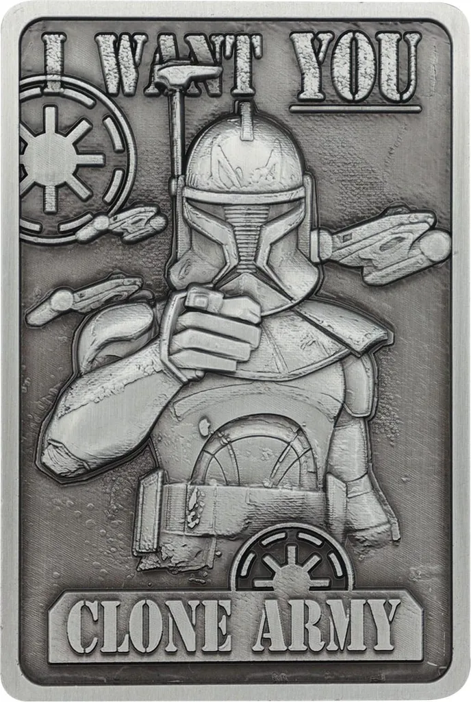 Star Wars The Clone Wars Lingot Métal Captain Rex Édition Limitée