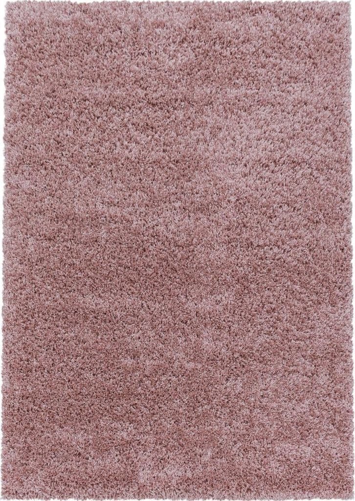 Langfloriger Shaggy-Teppich mit gewebtem Uni-Muster UNI I