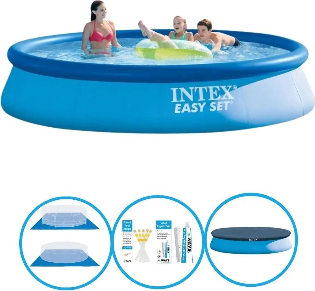 Piscina Intex Easy Set 396x84 cm con Pompa Filtro | Estate in Giardino