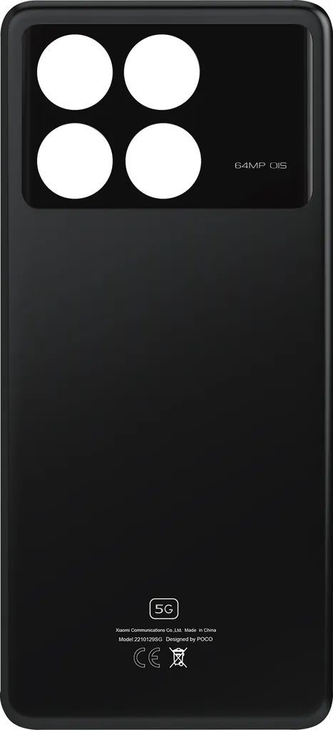 Réparer Verre Arrière Xiaomi Poco X6 Pro Noir - Pièce de Maintenance