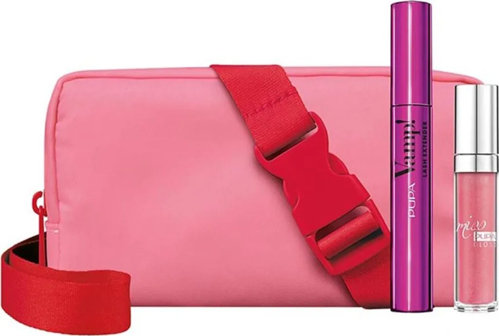 Gloss pailleté et mascara effet longueur kit beauté spécial coffret