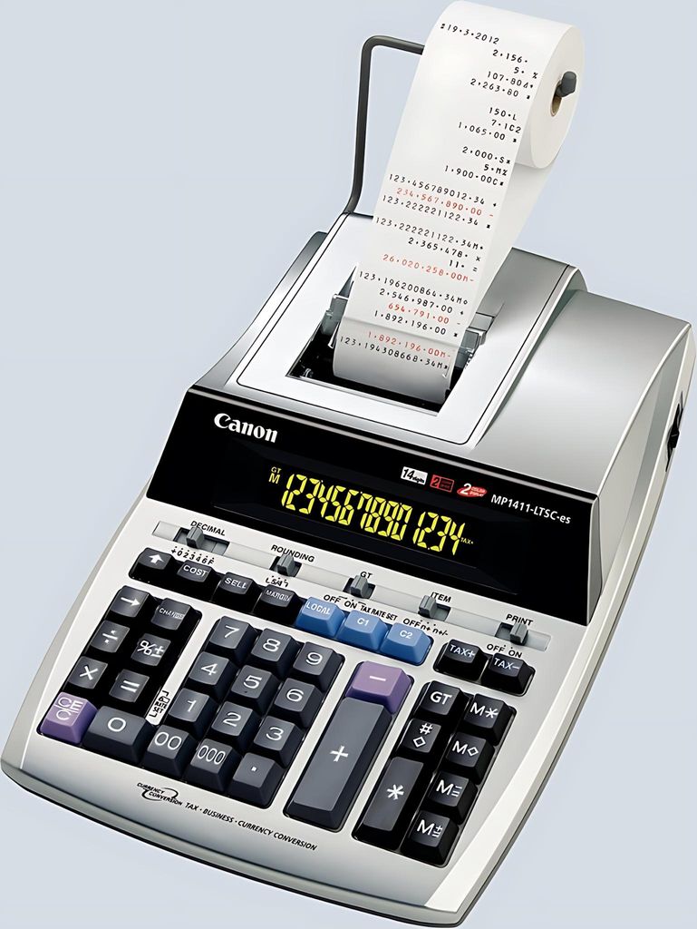 Canon MP1411-LTSC Tischrechner druckend silber