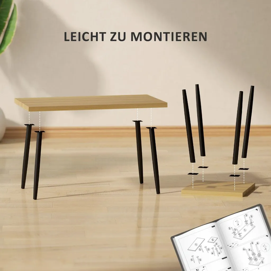 Table basse de salon modulable : duo de tables d'appoint gain de place - 6