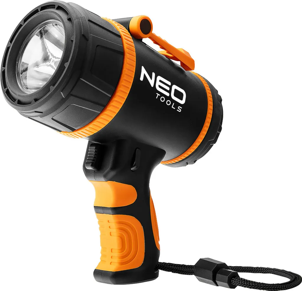 NEO TOOLS Torcia LED Ricaricabile 4400mAh Ricerca e Soccorso