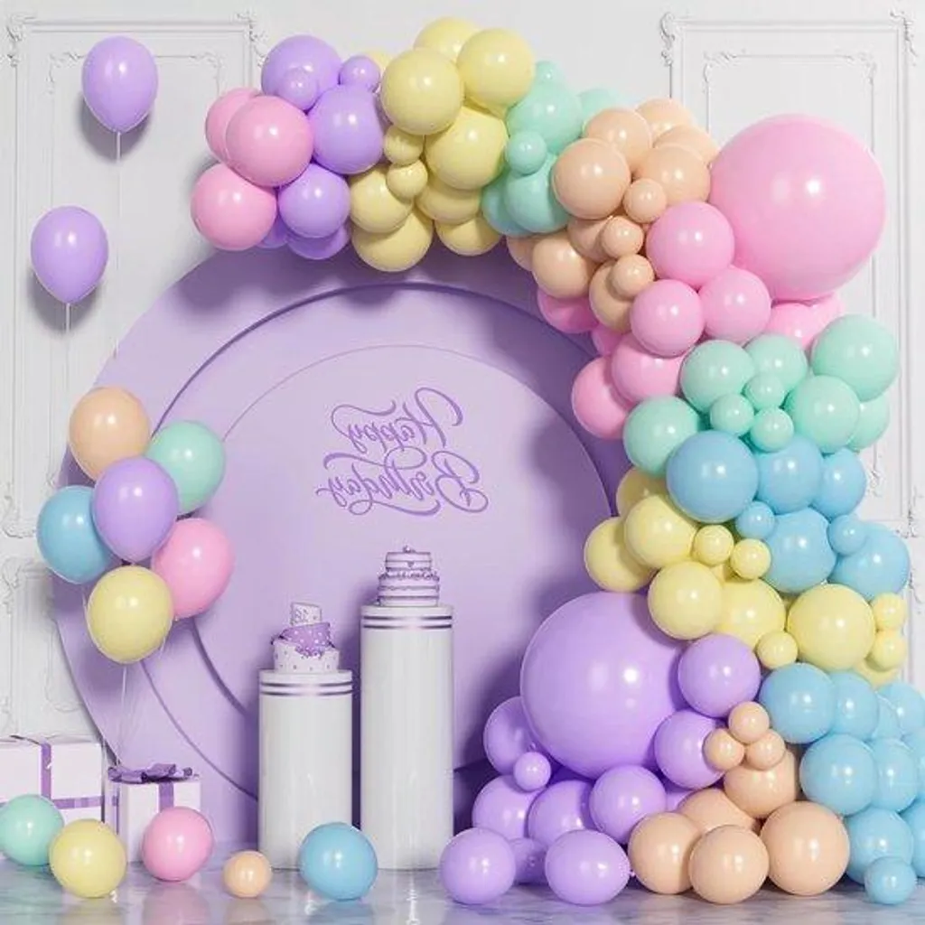 Ballon Pastel Anti-Éclatement pour une Déco de Fête Réussie et Durable