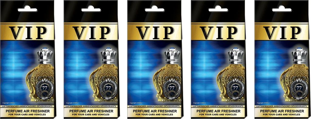 5x Profumo per auto VIP-77, deodorante per auto, Immagine del prodotto 