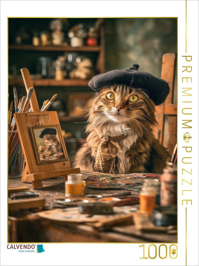 CALVENDO Puzzle Kunst liegt im Auge des Futtergebers | 1000 Teile Lege-Größe 64x48cm Foto-Puzzle für glückliche Stunden