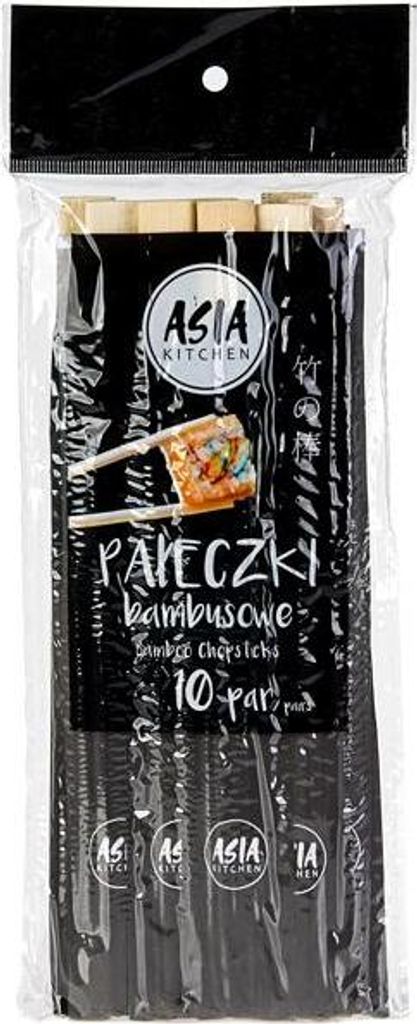 Essstäbchen aus Bambus 21cm 10 Paar - Asia Kitchen Produktbild 