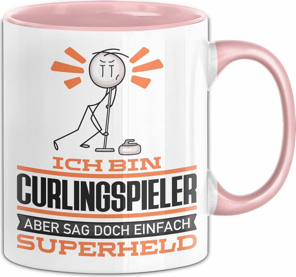 Curlingspieler Geschenk Tasse Ich Bin Curlingspieler Aber Produktbild 