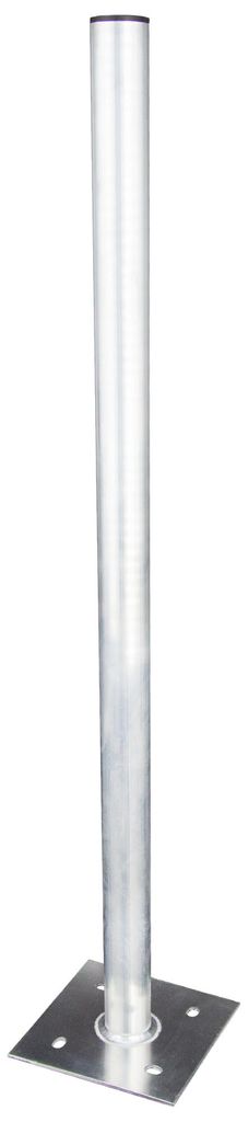 PremiumX Standfuß 100cm Ø 50mm Aluminium SAT Antennenmast Produktbild 