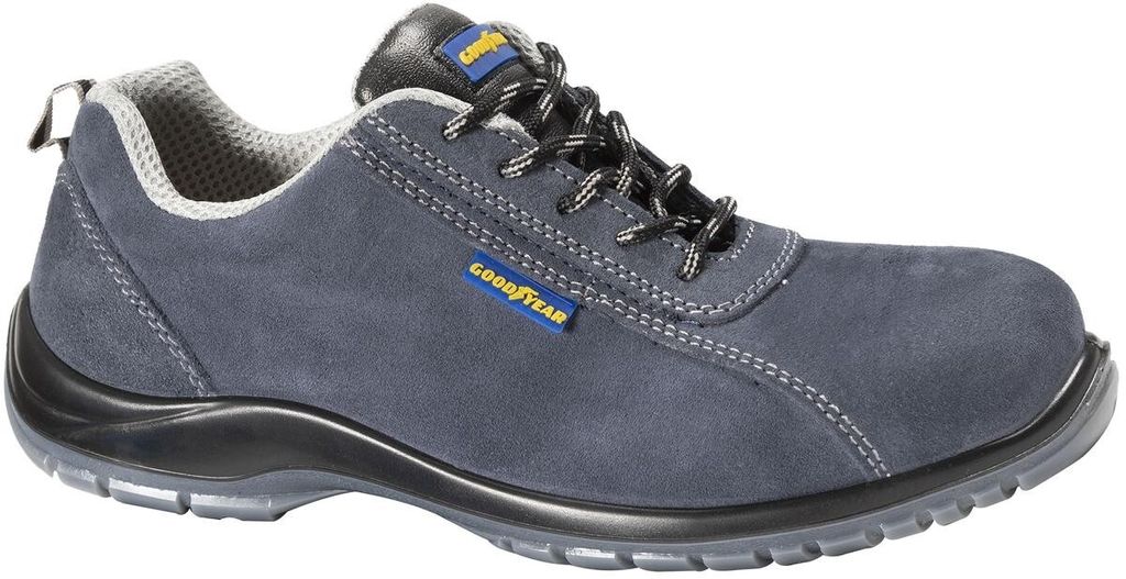 Goodyear S1P Sicherheitsschuhe Blau Wildleder Arbeitsschuhe Größe 41