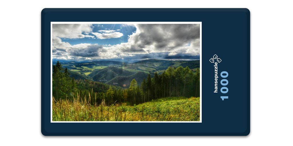 hansepuzzle 15548 - Weit-Blick Puzzle, 1000 Teile, Reisen, 60,0 x 46,0cm mit hochwertiger Aufbewahrung, Kartonbox und wiederverschließbarem Beutel