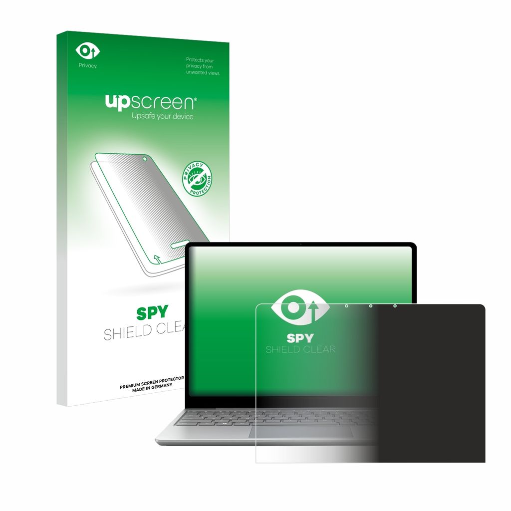 Für Microsoft Surface Laptop Go 3 Business Sichtschutzfolie Schutzfolie upscreen Anti-Spy Privacy Sichtschutz Blickschutz Display Schutz Folie Bla...